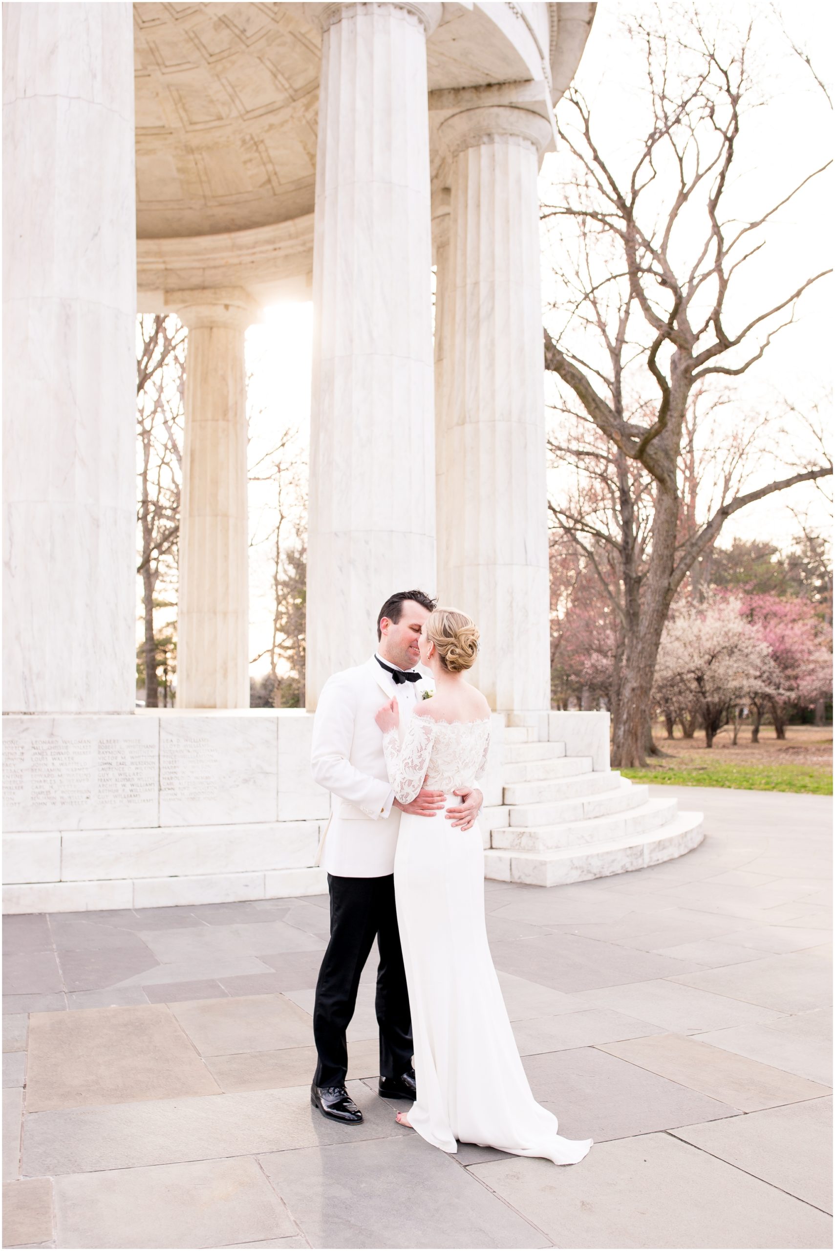 DC War Memorial wedding photos