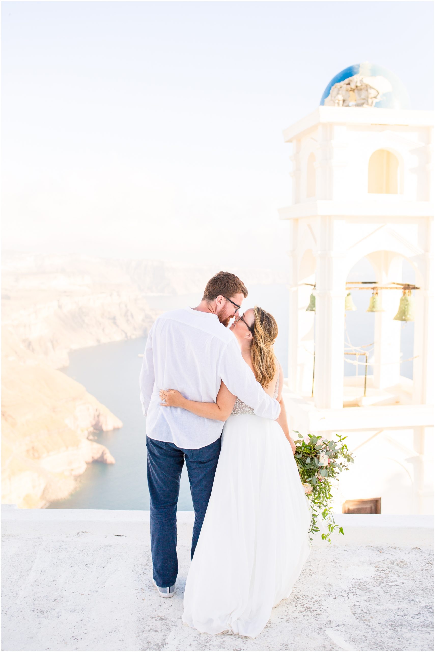 Santorini Destination Wedding by Taylor Rose Photography