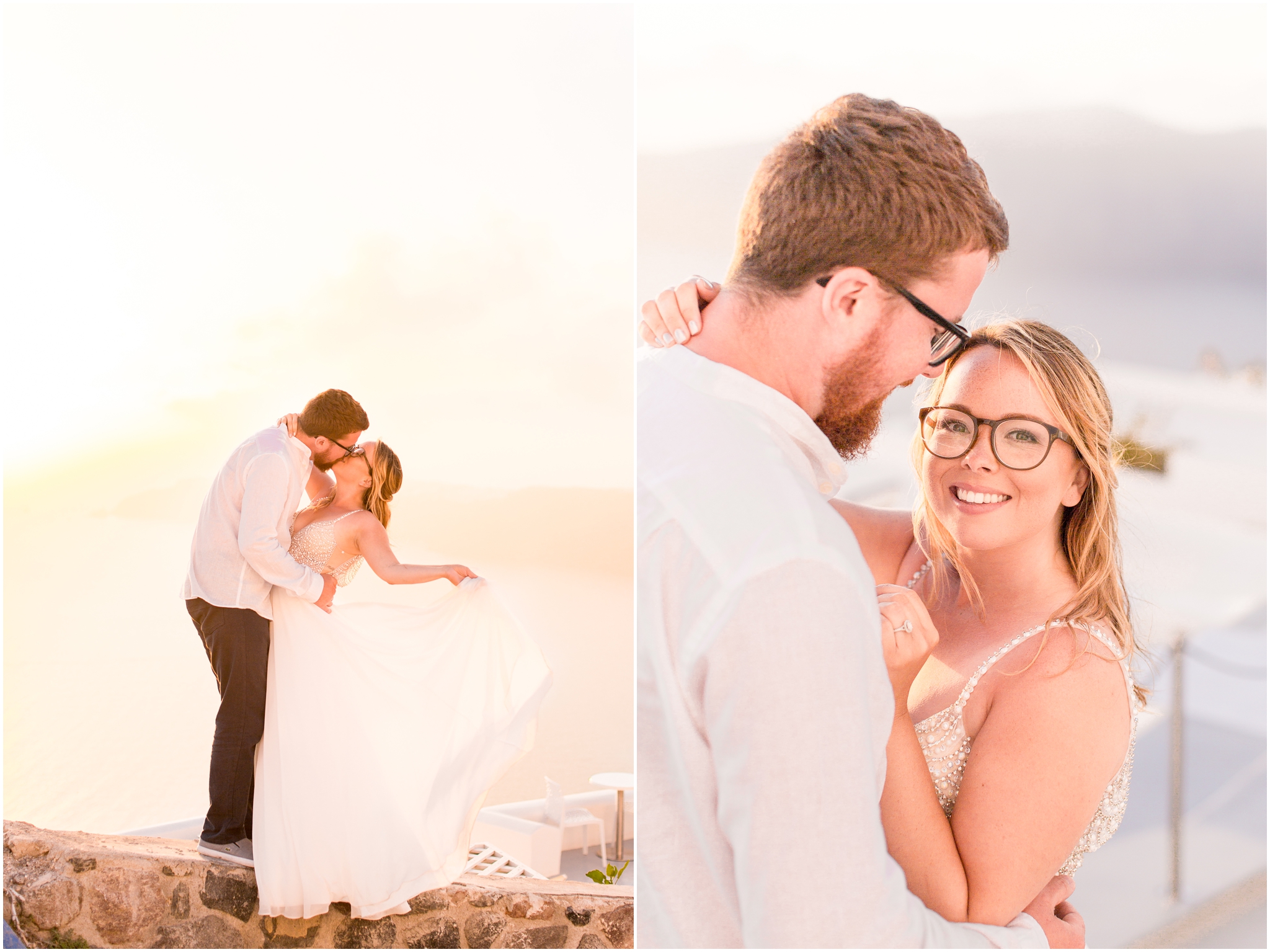 Santorini Destination Wedding by Taylor Rose Photography