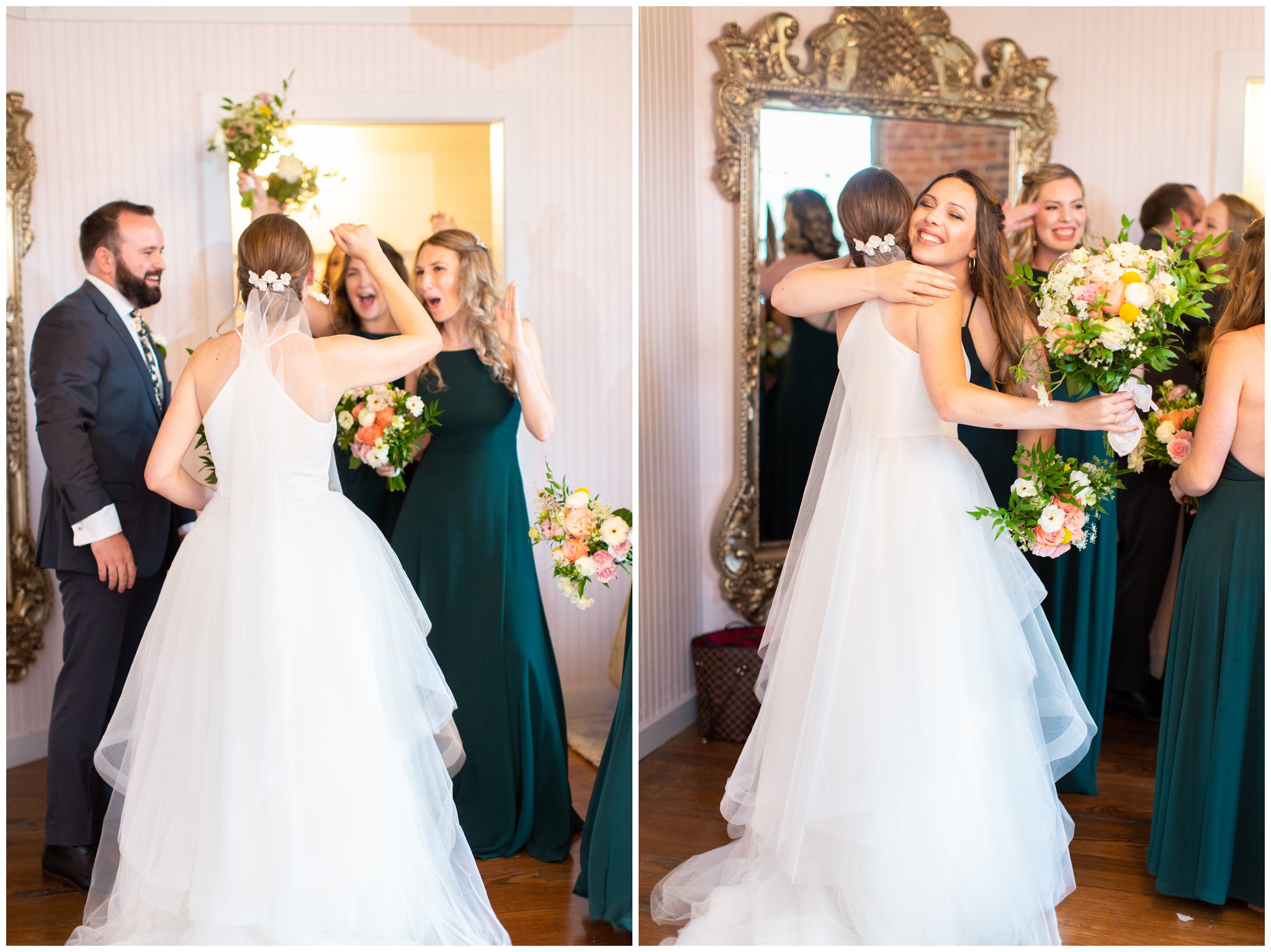 Woolen Mill Wedding Ceremony at the Woolen Mill Chapel Wedding by Taylor Rose Photography